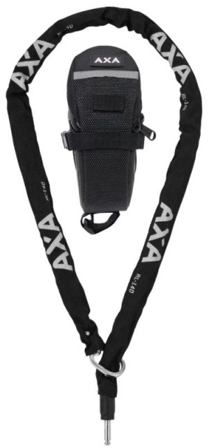 AXA Anschließkette RLC mit Tasche & 140 cm Länge