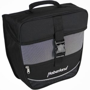 Haberland Einzeltasche 12,5l, schwarz/silber