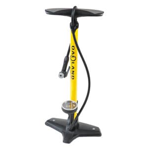 Oakland Stand-Fahrradpumpe FLOOR-PUMP TEC in der Farbe gelb