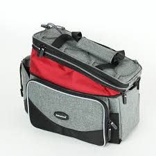 Gepäckträgeraufsatztasche Flexibag, grau