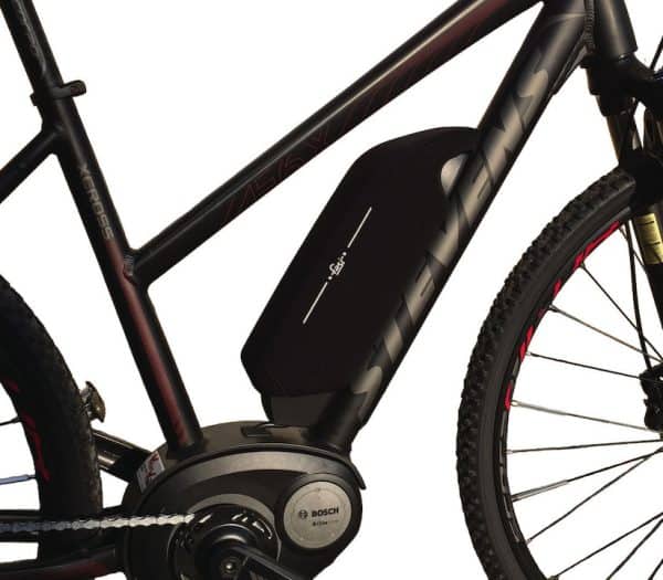 Akkuschutz E-Bike Accu Cover Rahmen schwarz mit
