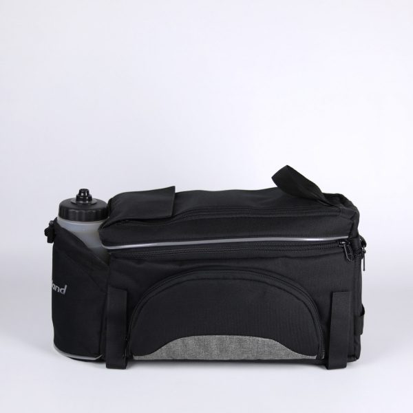 Haberland Gepäckträgertasche schwarz/grau
