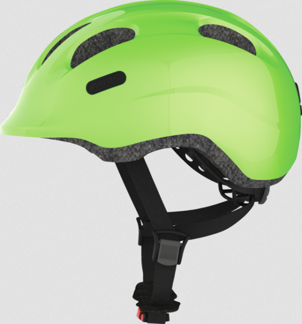 Fahrradhelm Abus Smiley 2.0 in der Farbe Sparkling-green