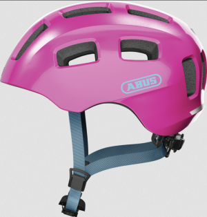 Abus Fahrradhelm Youn-I in der Farbe sparkling-pink