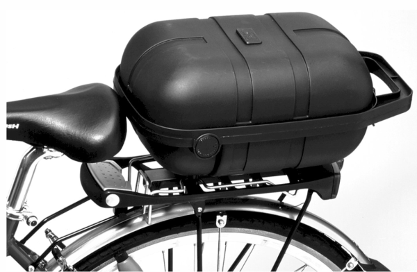 Pletscher Fahrradkoffer in der Farbe schwarz