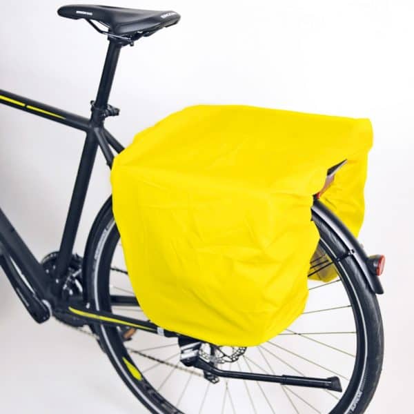 Regenschutz gelb für Doppeltasche
