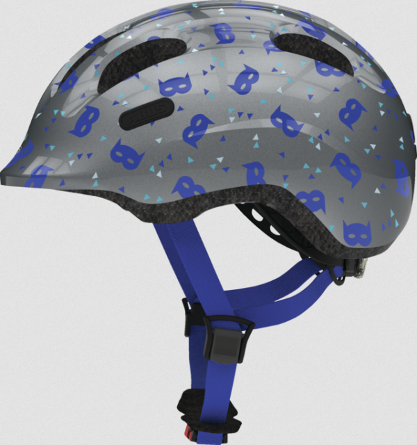 Fahrradhelm Abus Smiley 2.1 in der Farbe Blue-mask