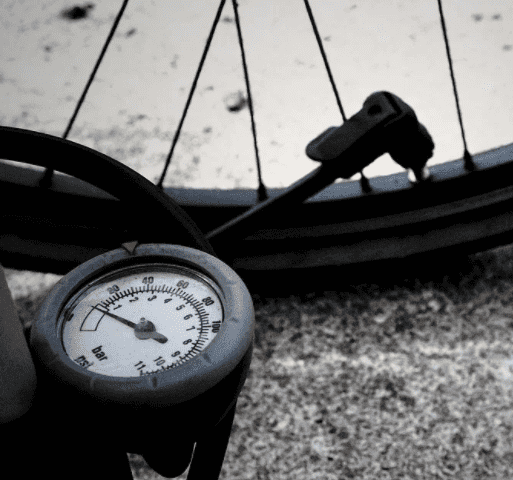 Luftdruck am Fahrradreifen