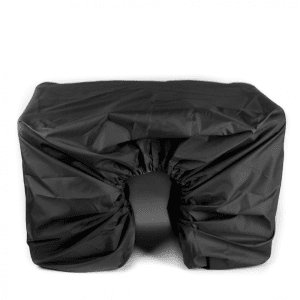 Regenschutz für Doppeltasche schwarz