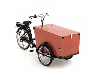 Babboe Pro Trike-E 450 Wh mit Holzkasten