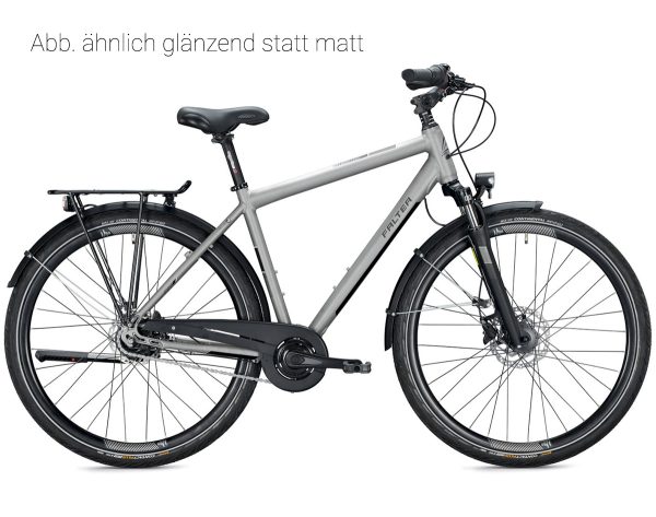 Falter C 4.0 PLUS als Diamant-Rahmen in der Farbe grey-black, Modell 2022