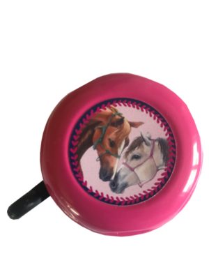 BIKE FASHION Kinder-Glocke Pferdefreunde pink |