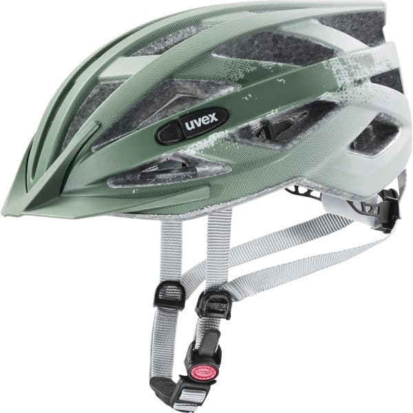 Fahrradhelm Uvex AIR WING CC in der Farbe Papy-moss-green