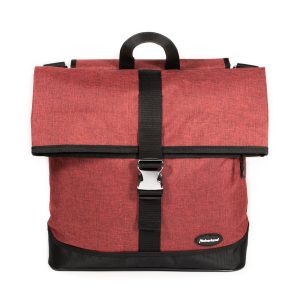Haberland Einzeltasche MELAN I mit 20 l Volumen in der Farbe rot-schwarz