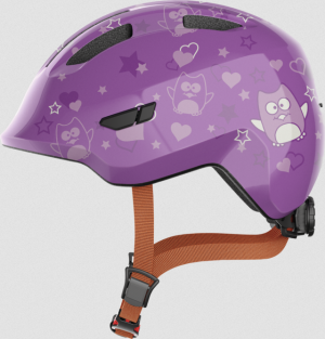 Fahrradhelm Abus Smiley 3.0 in der Farbe purple-star-shiny