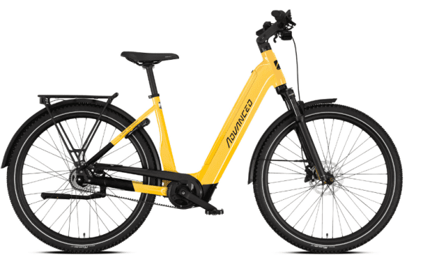 ADVANCED E-Bike Trekking Pro X mit gelben Wave-Rahmen