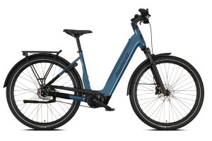 ADVANCED E-Bike Trekking Pro X mit Wave-Rahmen in blau und Kettenschaltung