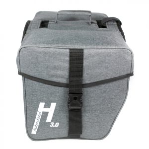 Haberland Doppeltasche BASIC L 3.0 mit 31 l Volumen in der Farbe grau