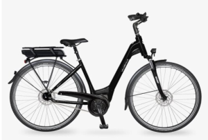 Velo de Ville CEB400 COMF RT (Rücktritt) mit 7-Gang Nabenschaltung & 500 Wh-Akku als Wave-Rahmen in der Farbe deep black, Modell 2022/23