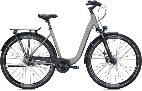 Falter C 4.0 PLUS mit Wave-Rahmen in der Farbe cool grey