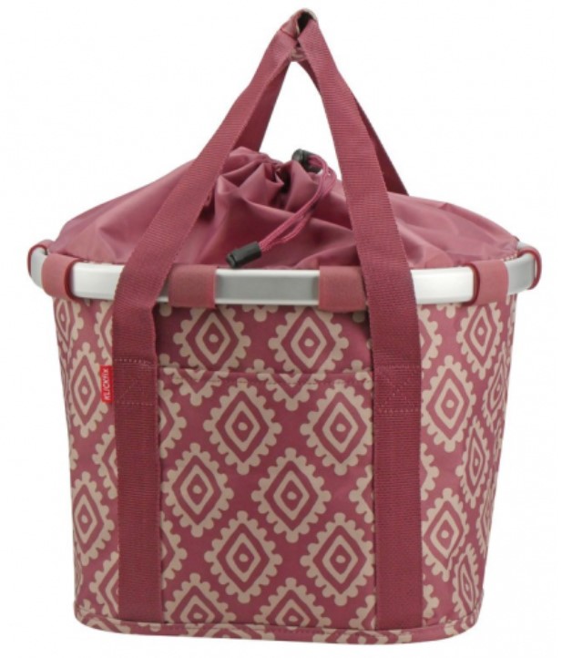 Reisenthel Klickfix Bikebasket in der Farbe diamonds-rouge