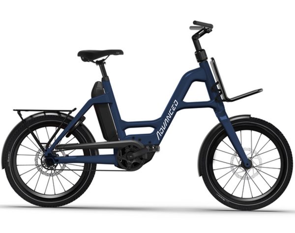 E Bike Advanced URBAN EASY COMPACT FL (Freilauf) mit 5-Gang Schaltung & 545 Wh-Akku als Unisex-Rahmen in der Farbe ocean blue, Modell 2023