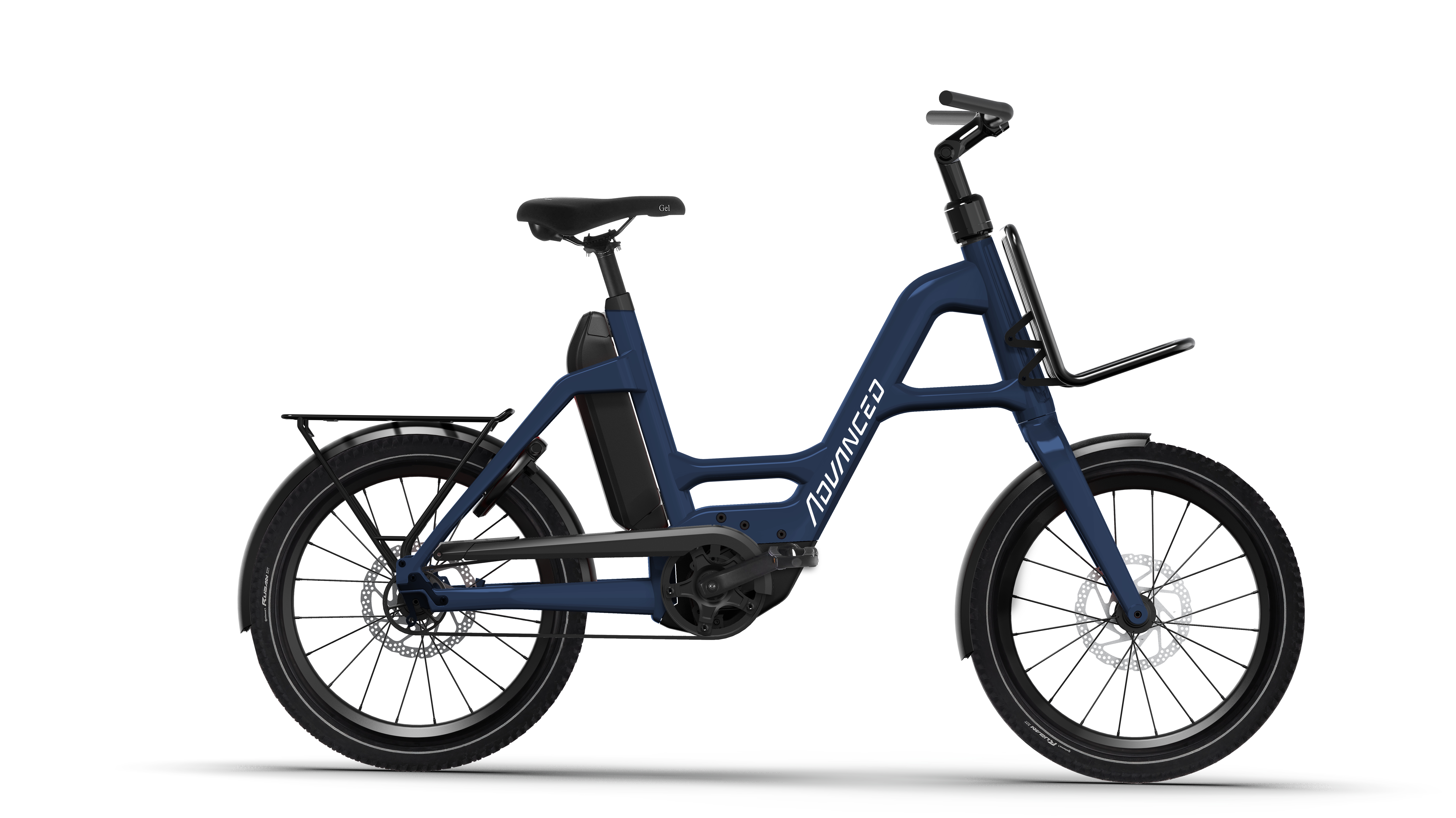 E Bike Advanced URBAN EASY COMPACT mit 545 Wh-Akku in der Farbe ocean-blue