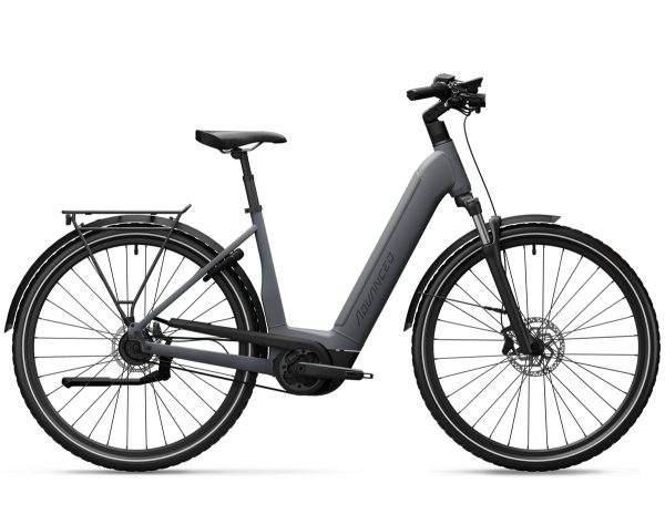 E Bike Advanced TOUR PRO mit 750 Wh-Akku & stufenloser Gangschaltung als Wave-Rahmen in der Farbe stone-grey