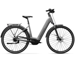 E Bike Advanced TOUR PRO mit 750 Wh-Akku, stufenloser Gangschaltung & Suntour-Gabel als Wave-Rahmen in der Farbe stone-grey, Modell 2023