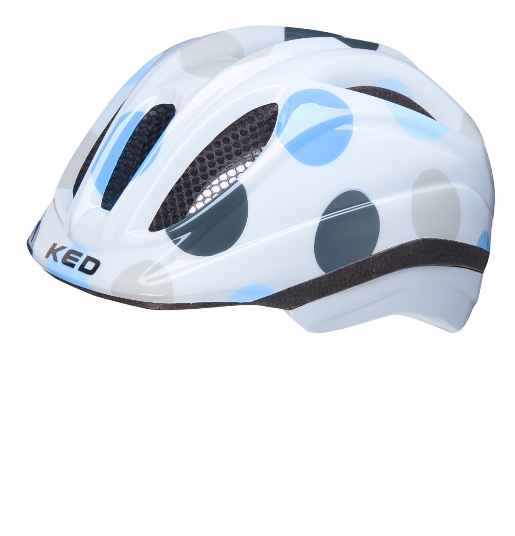 KED Fahrradhelm Meggy II Trend in der Farbe dots-deep-blue
