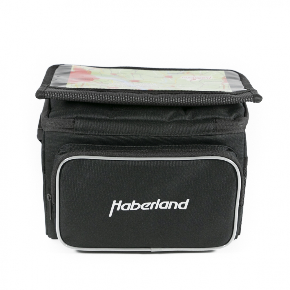 Haberland Lenkertasche mit 6 l Volumen in der Farbe schwarz