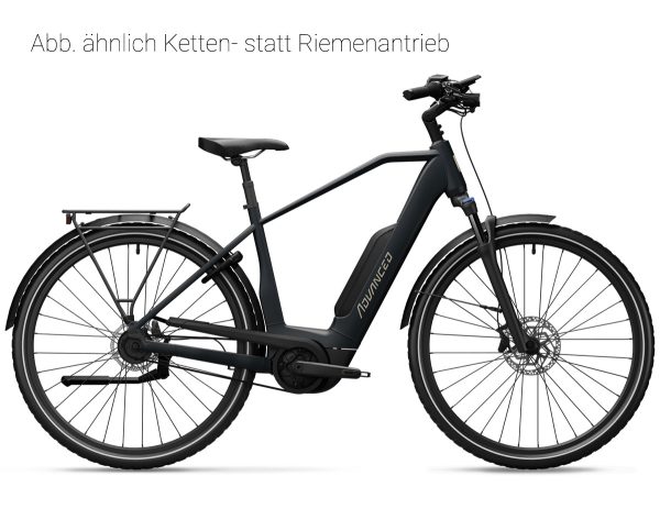 E Bike Advanced TOUR PLUS RT (Rücktritt) mit 545 Wh-Akku als Diamant-Rahmen in der Farbe coal grey