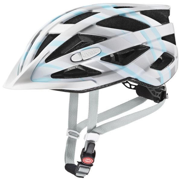 Uvex AIR WING CC Fahrradhelm in der Farbe cloud silver matt