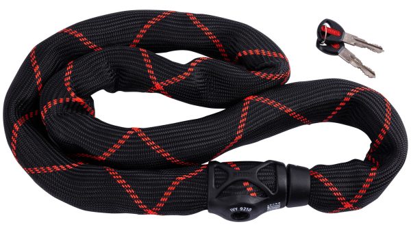 Abus Kettenschloss STEEL-O-CHAIN 9210 in 140 cm Länge in der Farbe black