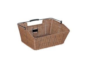 Unix Hinterradkorb MATEO mit 16 l Volumen in der Farbe braun