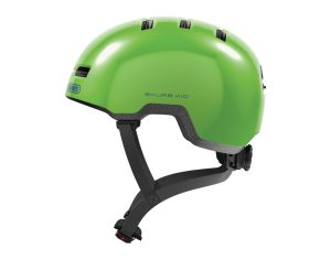 Abus Kinderhelm SKURB KID in der Farbe shiny green