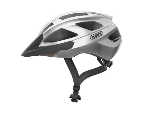 Abus Fahrradhelm MACATOR in der Farbe gleam silver