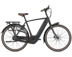 Gazelle GRENOBLE C8 HMB mit 500 Wh-Akku als Diamant-Rahmen in der Farbe black matt