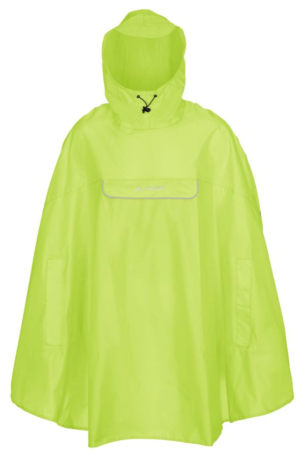 Vaude Regenponcho VALDIPINO in der Farbe lemon gelb