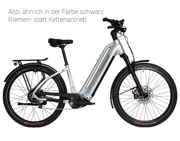 Corratec Life CX7 mit Enviolo-Schaltung & Belt als Wave-Rahmen in der Farbe schwarz