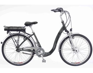 Campus AF5 RT (Rücktritt) mit 420 Wh-Akku als Wave-Rahmen in der Farbe schwarzgrau matt