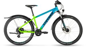 Stevens FURIOUS als 27,5"-Laufradgröße & Diamant-Rahmen in der Farbe blue green