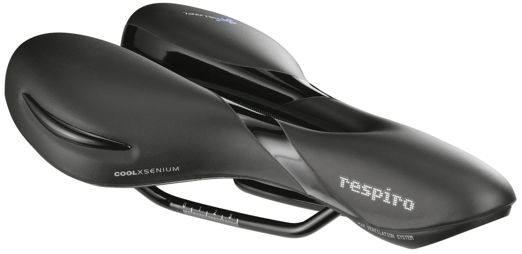 Selle Royal Sattel RESPIRO SOFT ATHLETIC in der Farbe schwarz