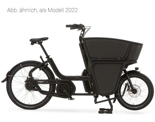 Urban Arrow SHORTY mit 500 Wh-Akku & Cargo Line-Antrieb in der Farbe schwarz, Modell 2022