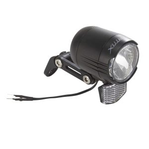 Matrix LED Scheinwerfer SHINY FL1210 für E-Bikes mit 120 Lux in der Farbe schwarz