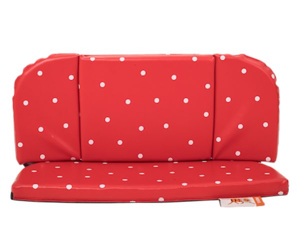 Babboe Sitzkissen Kissenset SPOTTY DOTS in der Farbe rot weiss