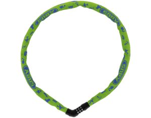 Abus STEEL-O-CHAIN 4804C/75 im Design lime symbols