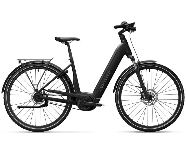 E Bike Advanced TOUR PRO RT (Rücktritt) mit 625 Wh-Akku, Riemenantrieb & Nabenschaltung als Wave-Rahmen in der Farbe night black