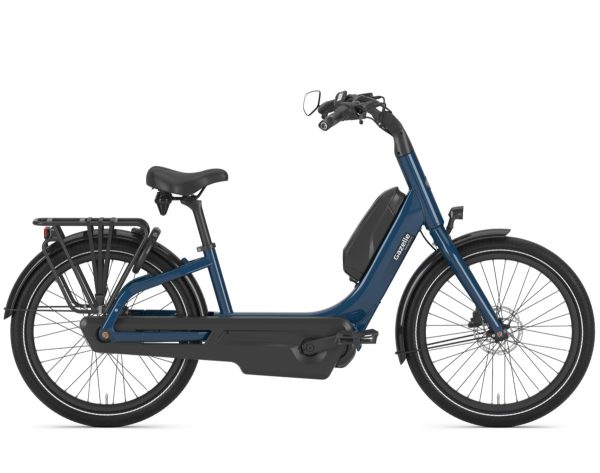 Gazelle EASYFLOW C7 L als Wave-Rahmen in der Farbe mallard blue