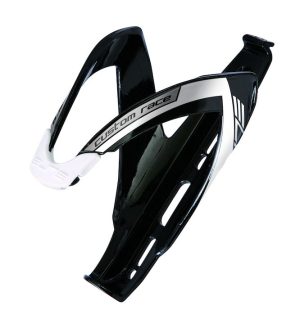 Elite Flaschenhalter CUSTOM RACE in der Farbe black glossy white graphic